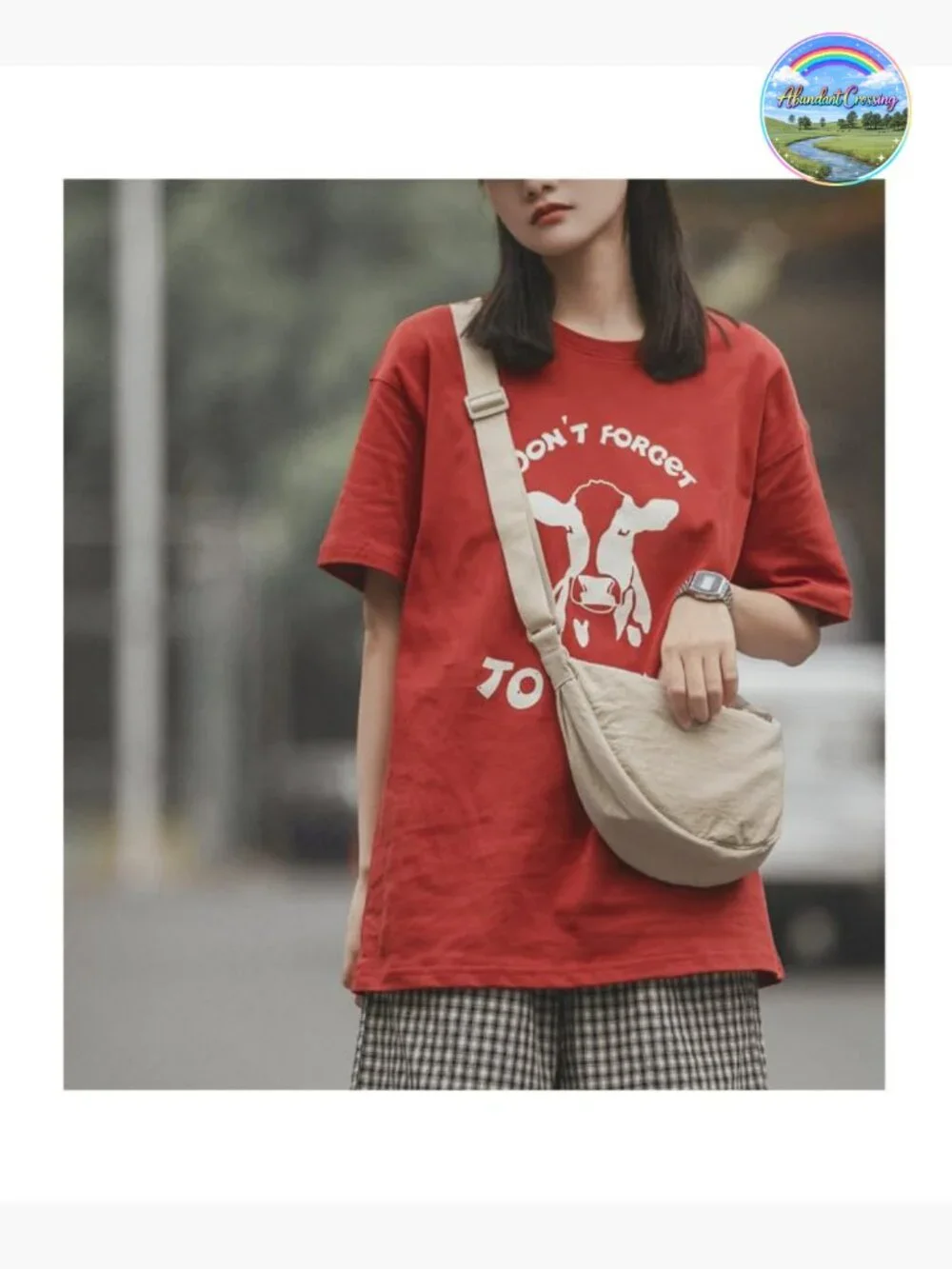 Nylon Hobo Crescent Crossbody Bag, Dumpling Moon Shoulder Bag